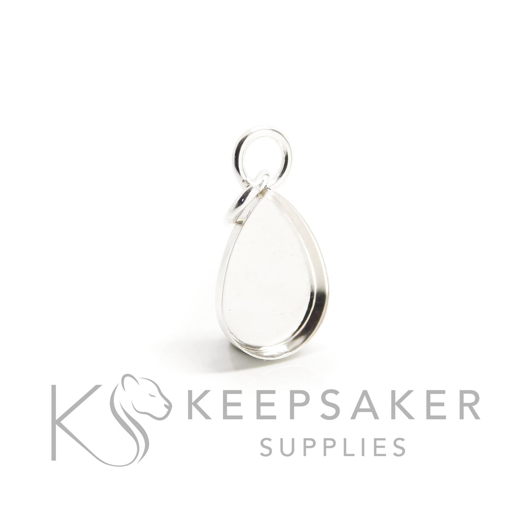 Teardrop Bezel Necklace Settings