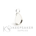 Teardrop Bezel Necklace Settings