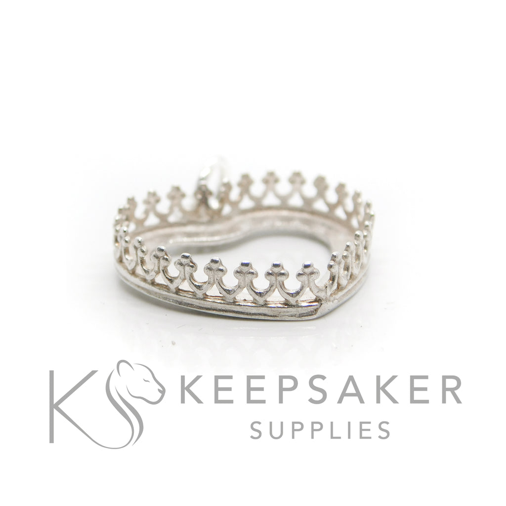 Crown Heart Necklace Settings