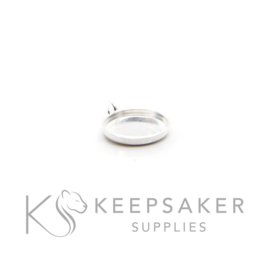 Round Bezel Necklace Settings