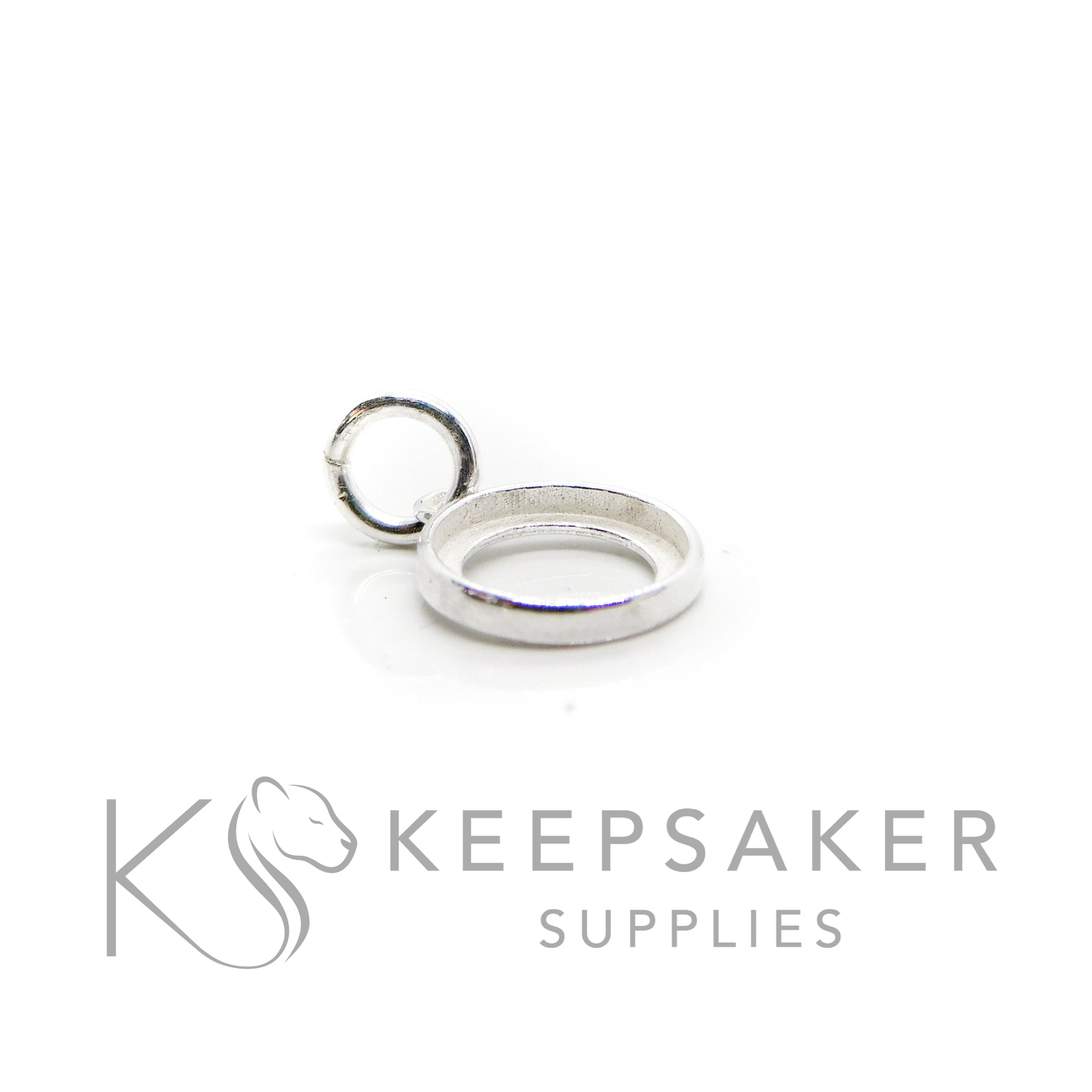 Round Bezel Necklace Settings