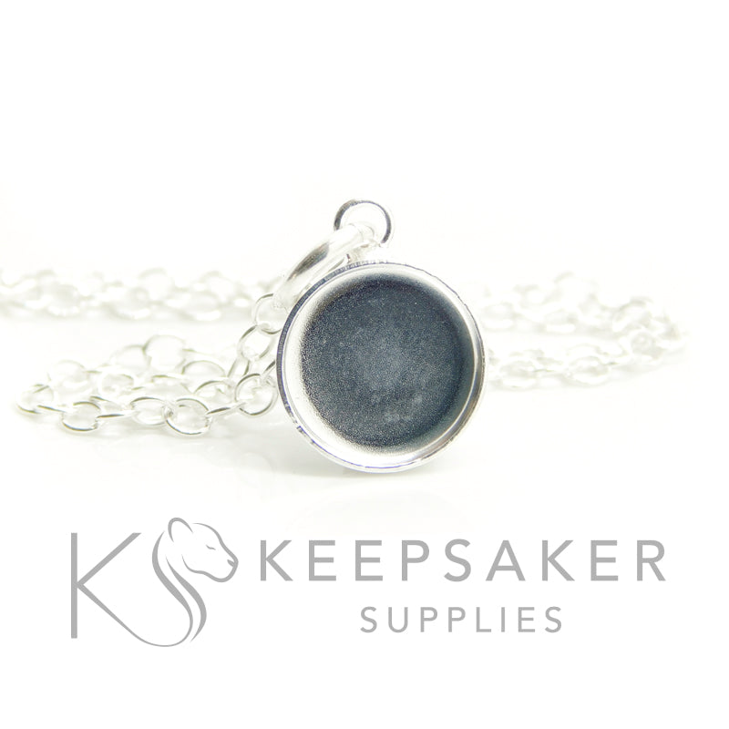 Round Bezel Necklace Settings
