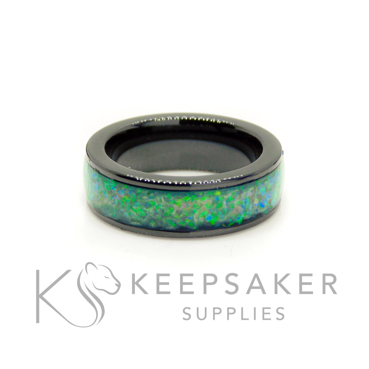 Ceramic Channel Ring Setting