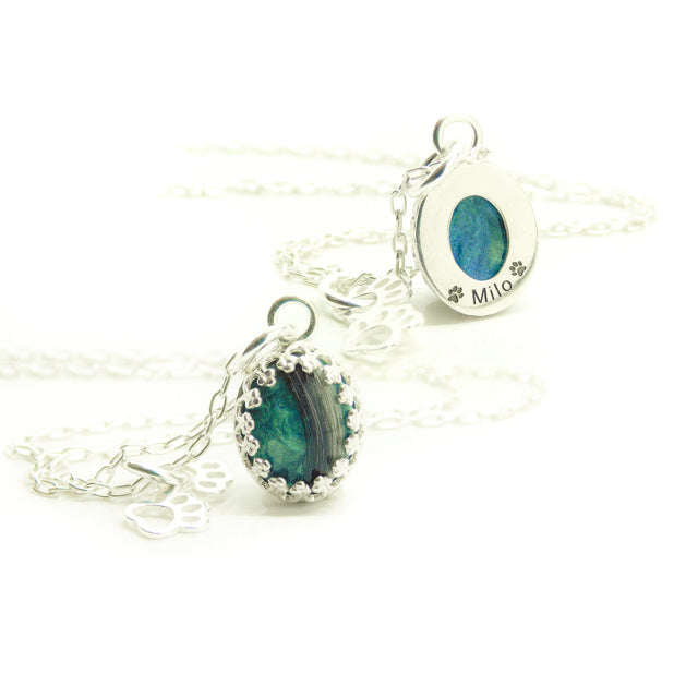 Crown Oval Necklace Settings
