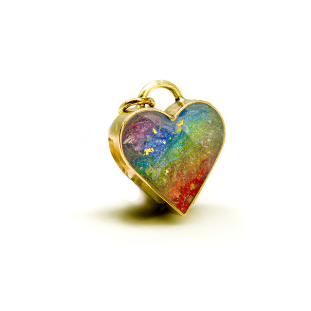 Solid Gold Heart Bezel Setting