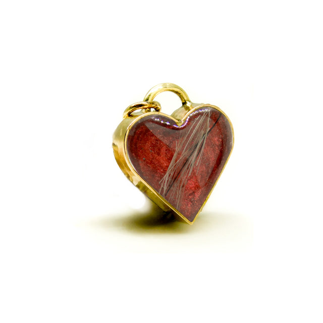 Solid Gold Heart Bezel Setting