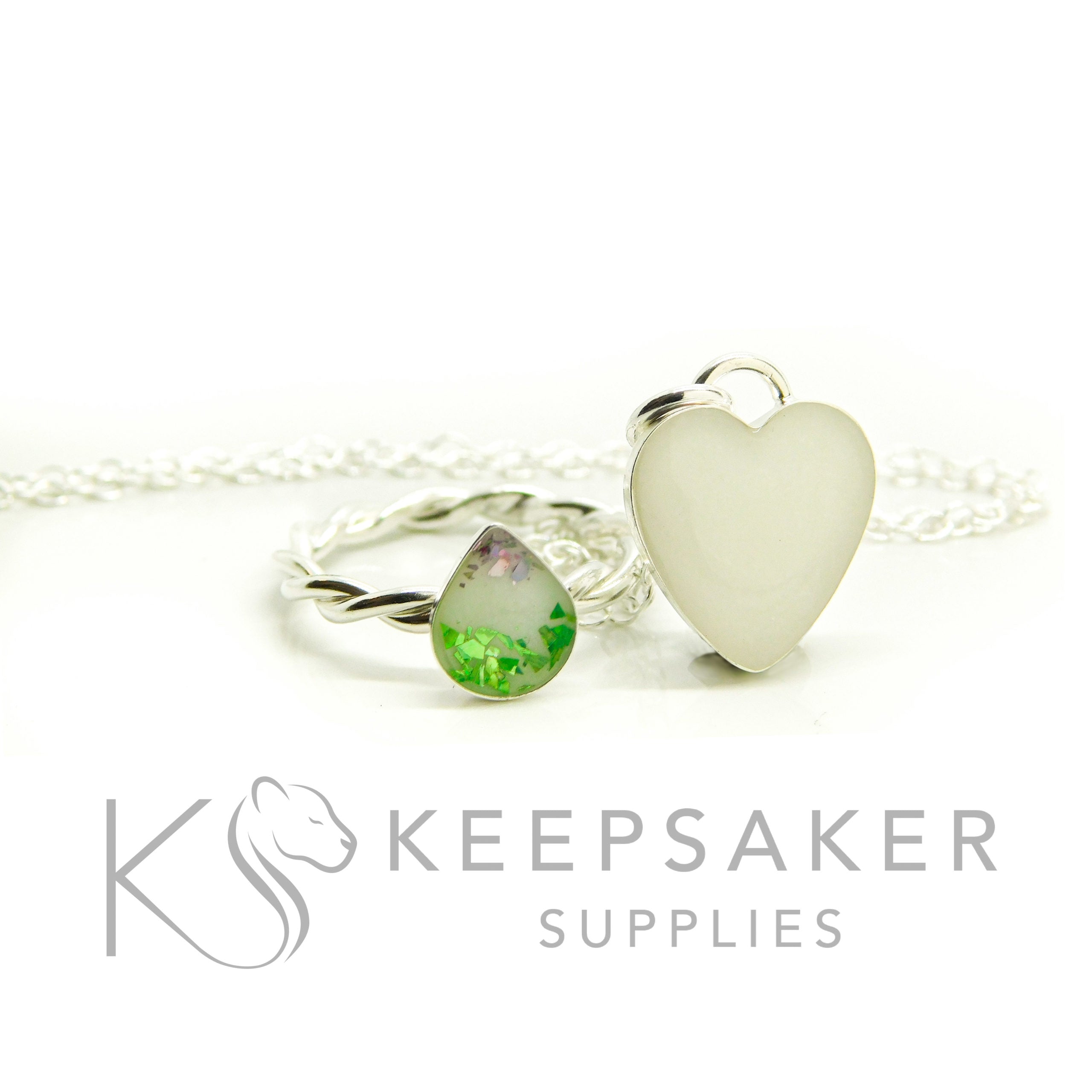 Heart Bezel Necklace Settings