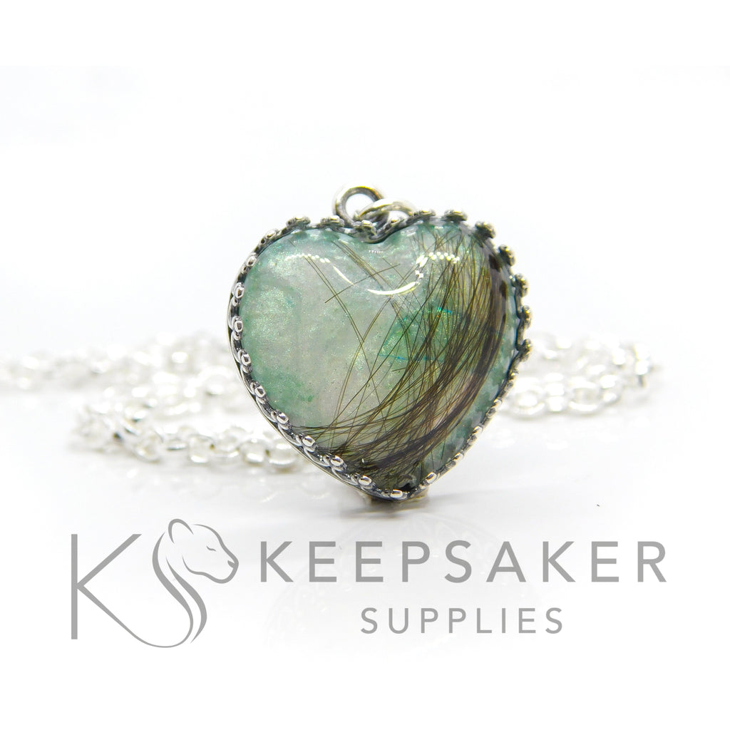 Crown Heart Necklace Settings