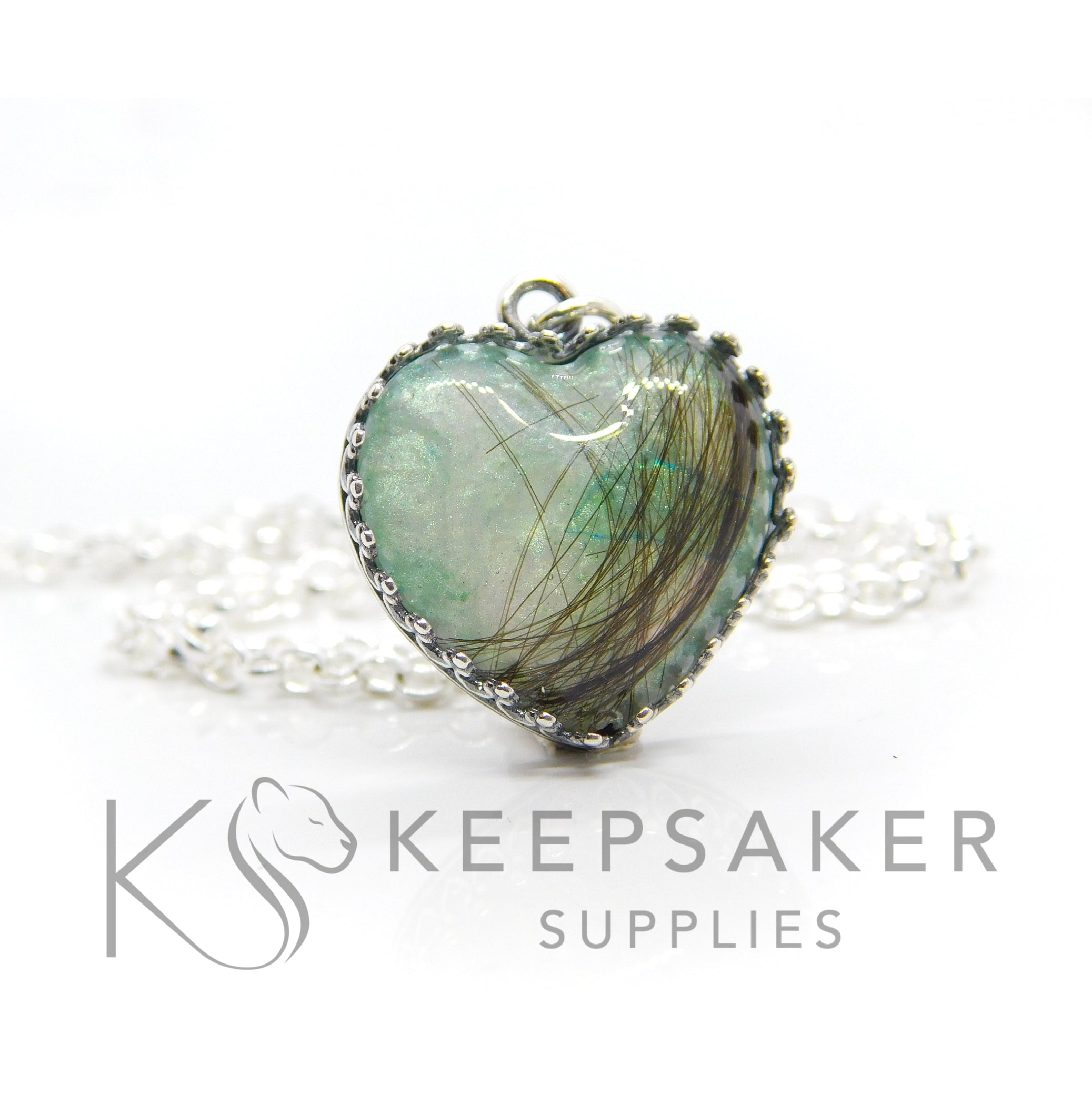 Crown Heart Necklace Settings
