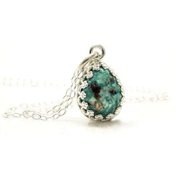 Crown Teardrop Necklace Settings