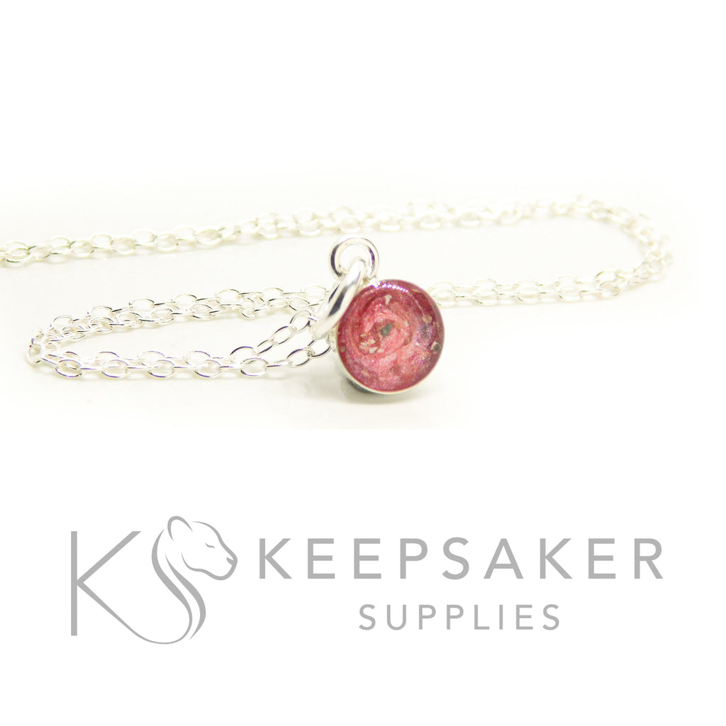 Round Bezel Necklace Settings