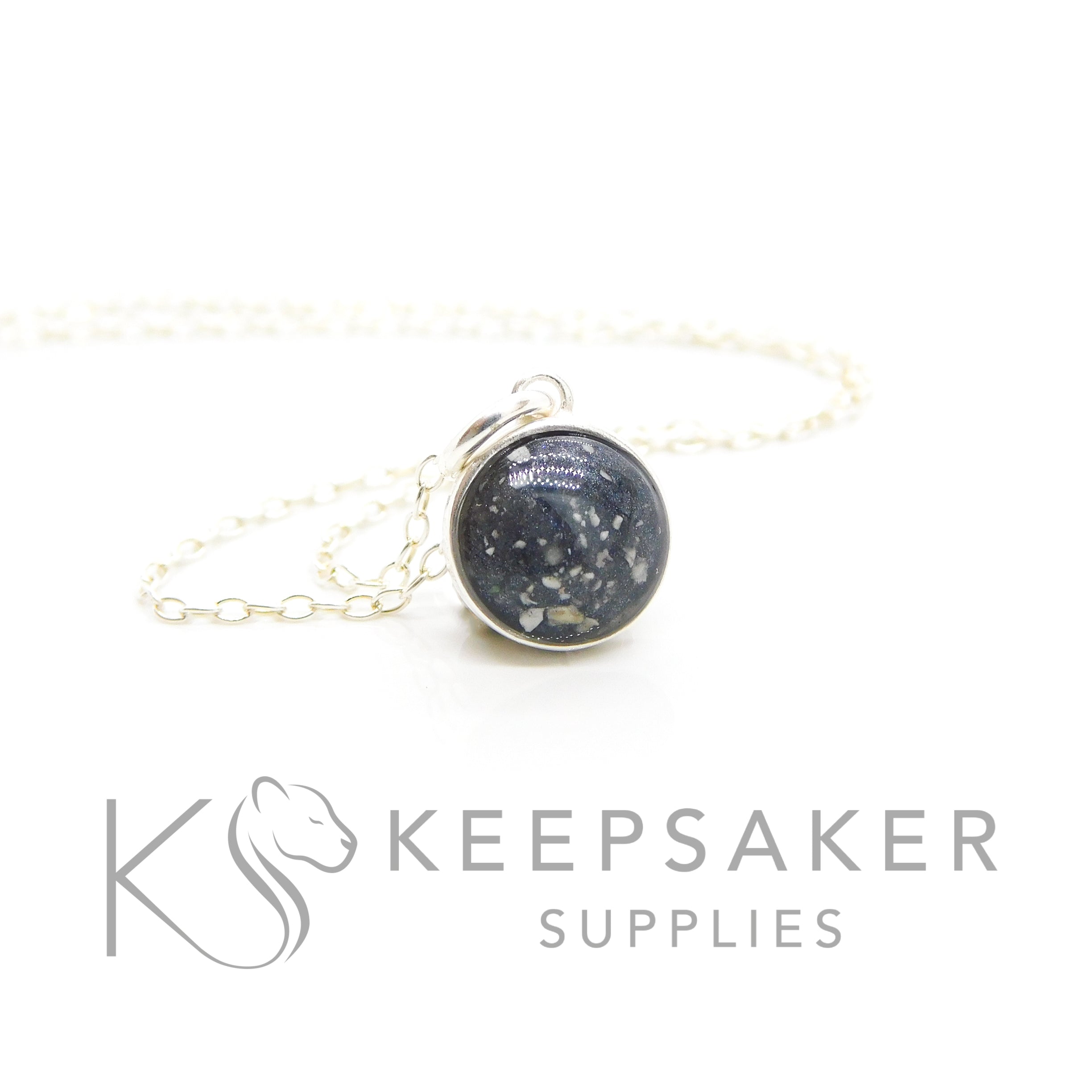 Round Bezel Necklace Settings