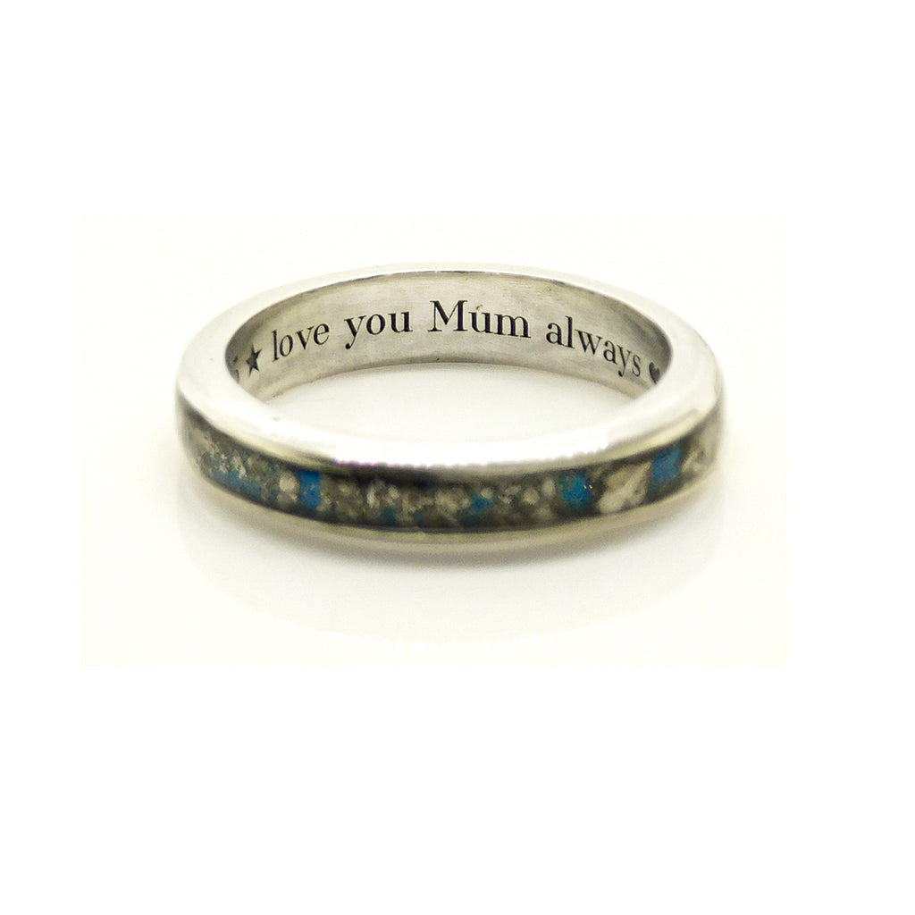 Titanium Channel Ring Setting