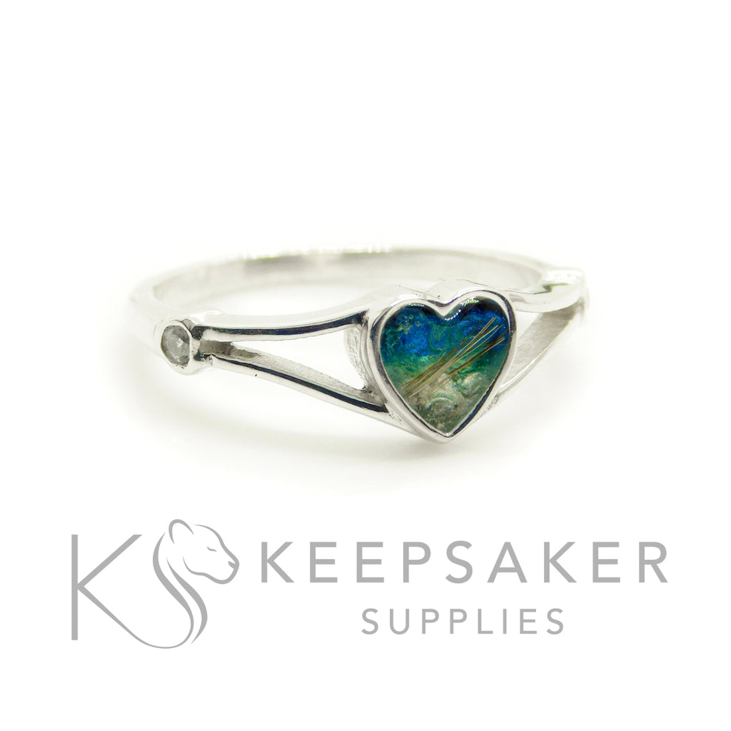 Lexi Crystal Heart Ring