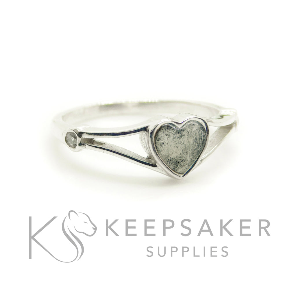 Lexi Crystal Heart Ring