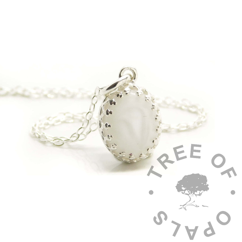 Crown Oval Necklace Settings