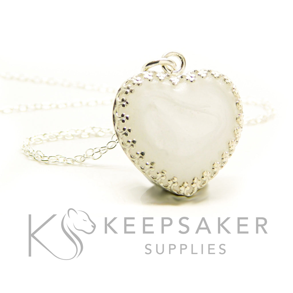 Crown Heart Necklace Settings