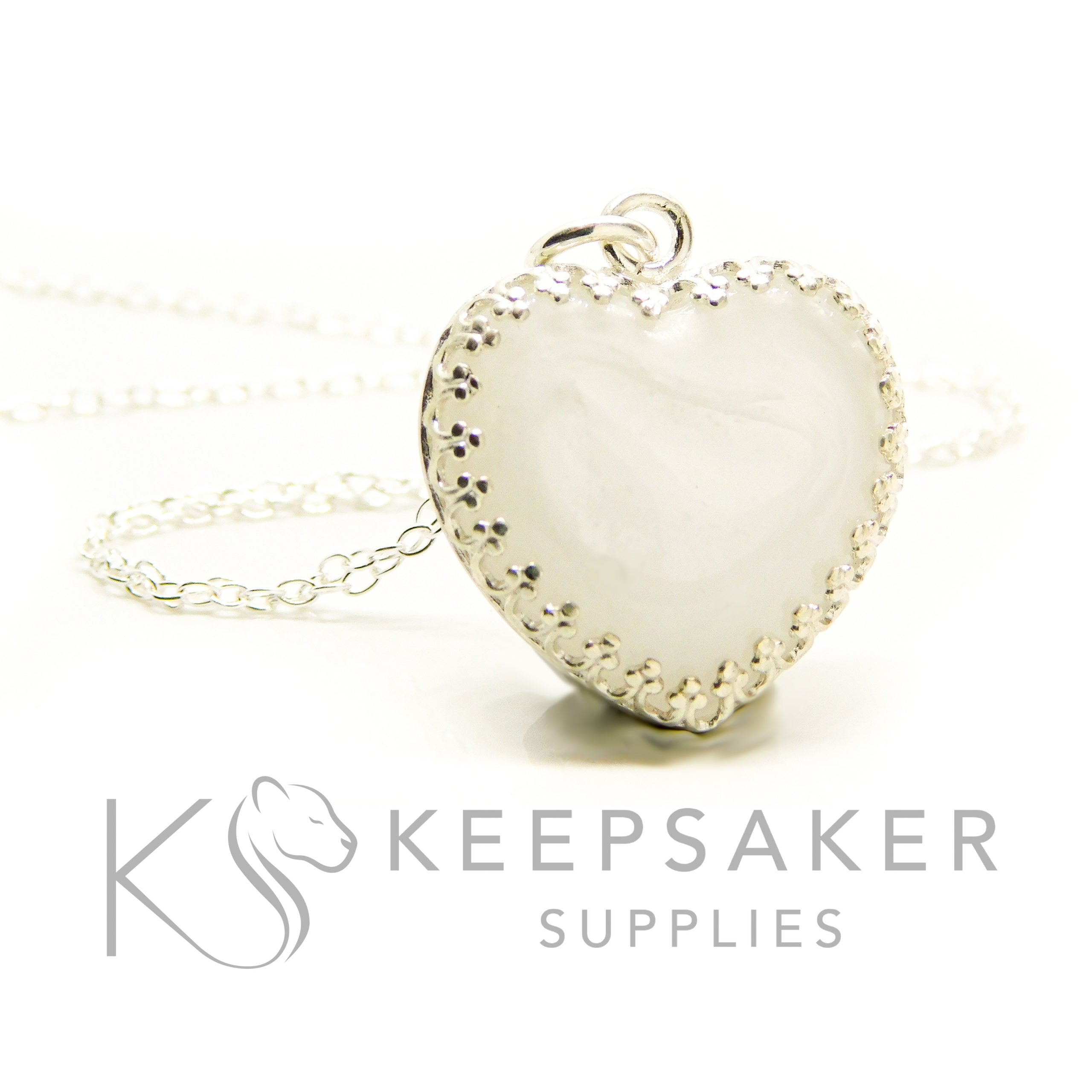 Crown Heart Necklace Settings