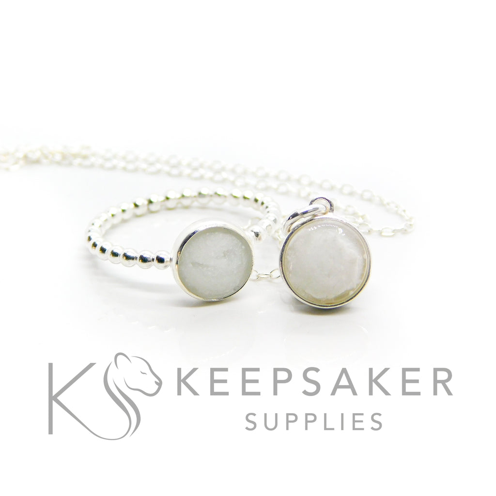 Round Bezel Necklace Settings