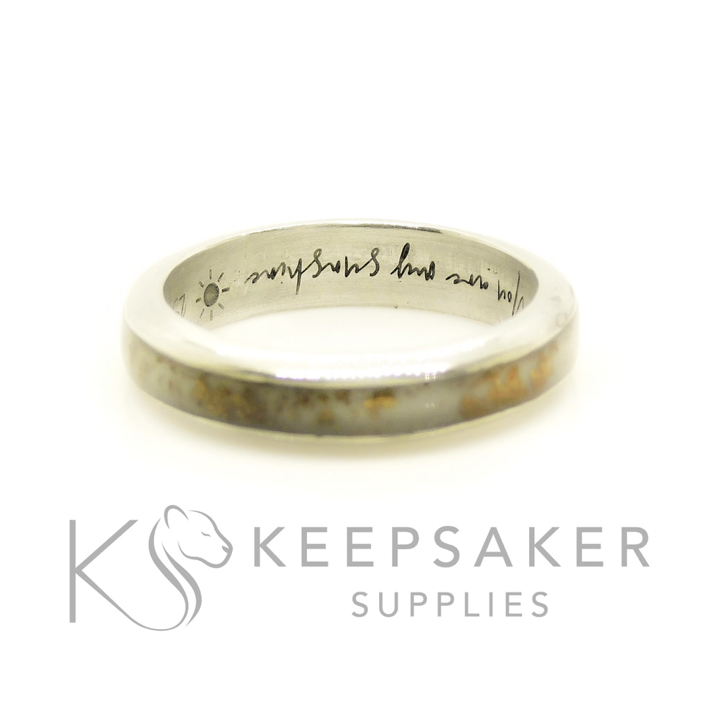 Silver Channel Ring Setting