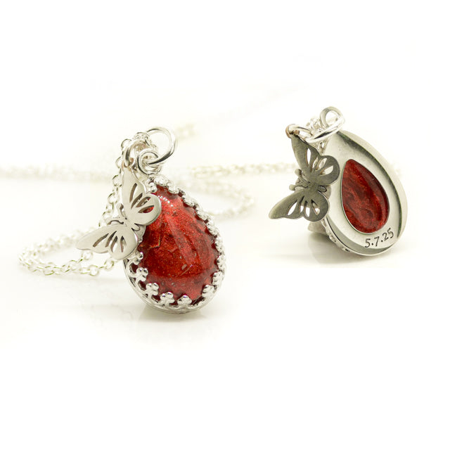Crown Teardrop Necklace Settings