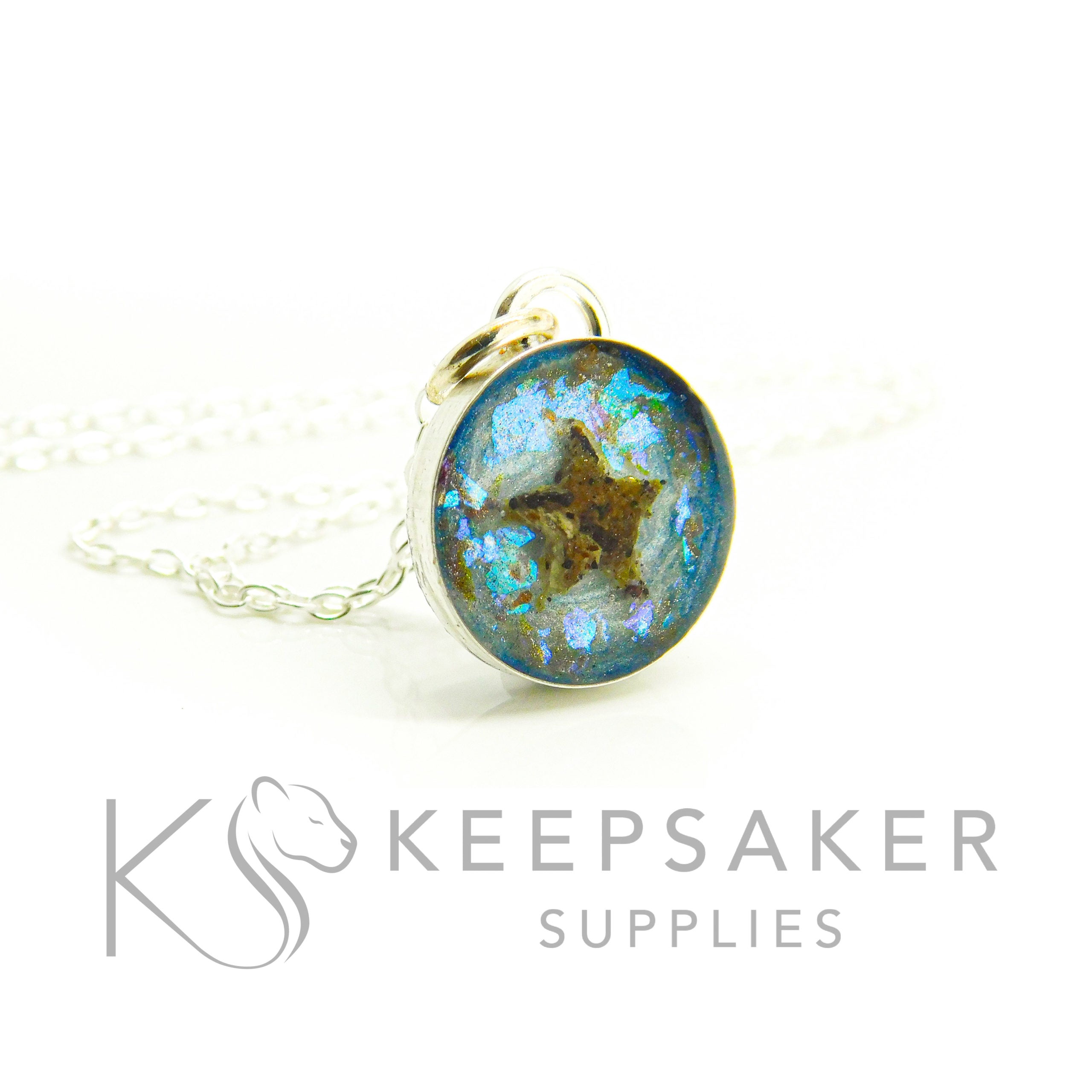 Round Bezel Necklace Settings