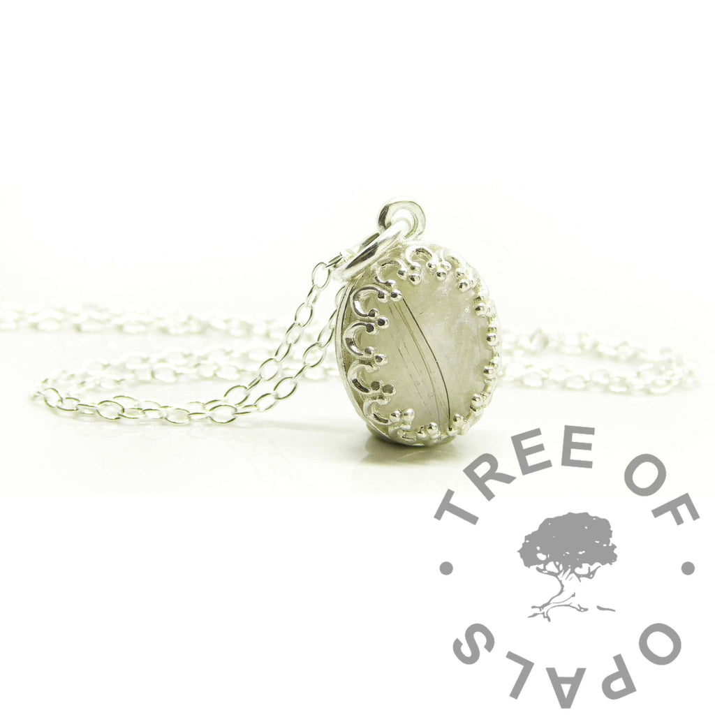 Crown Oval Necklace Settings