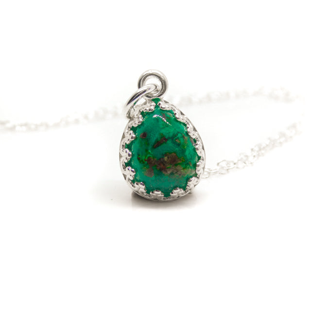 Crown Teardrop Necklace Settings