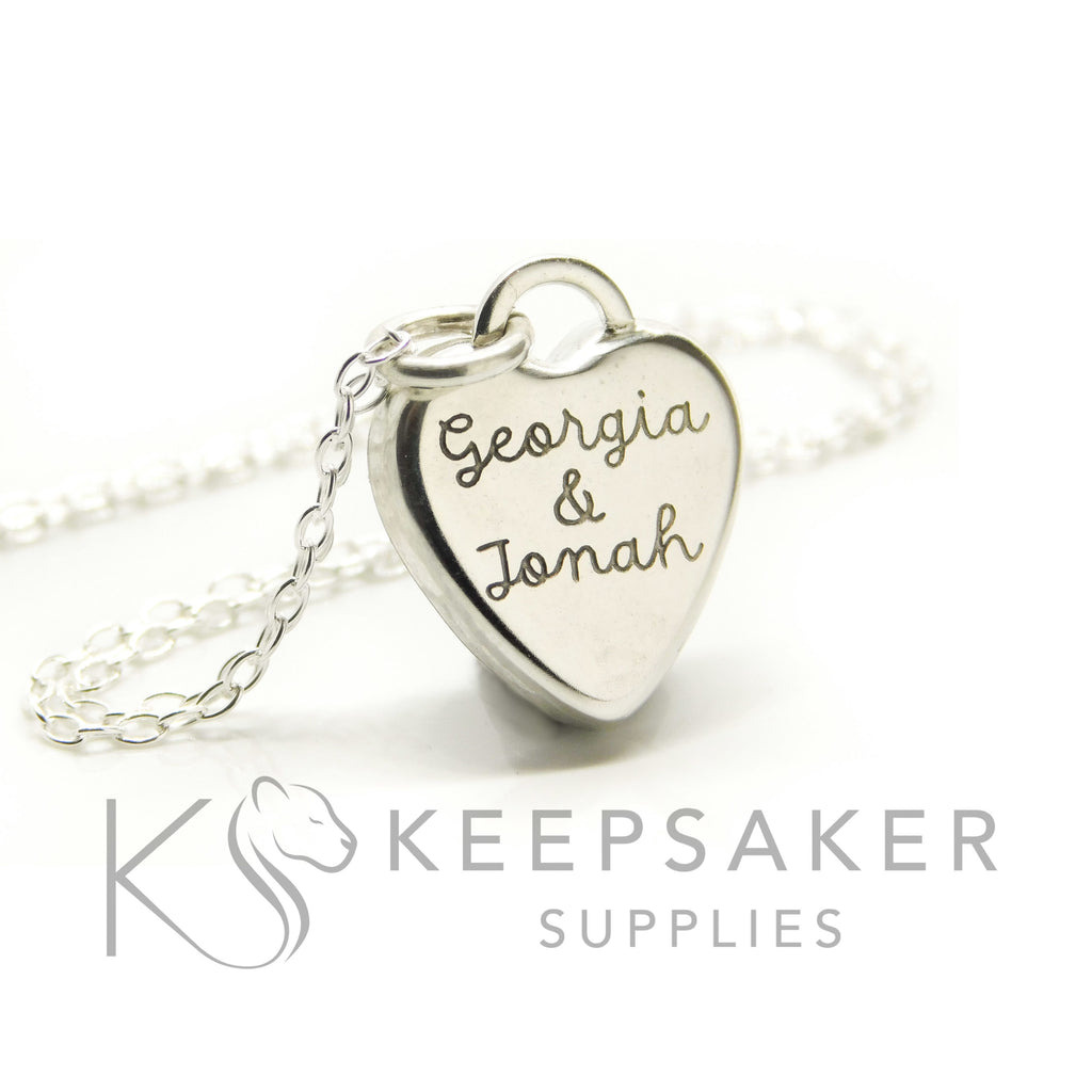 Heart Bezel Necklace Settings