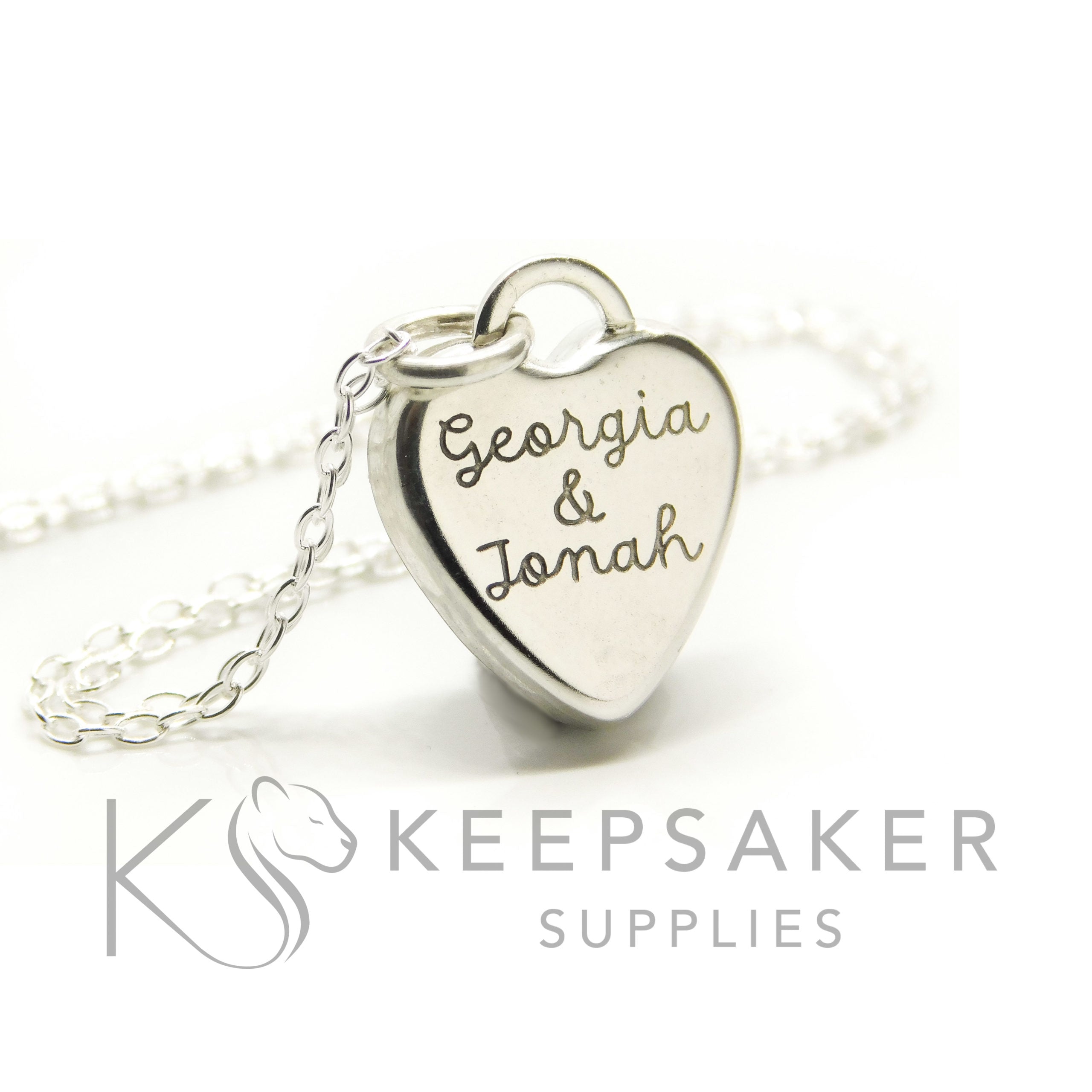 Heart Bezel Necklace Settings