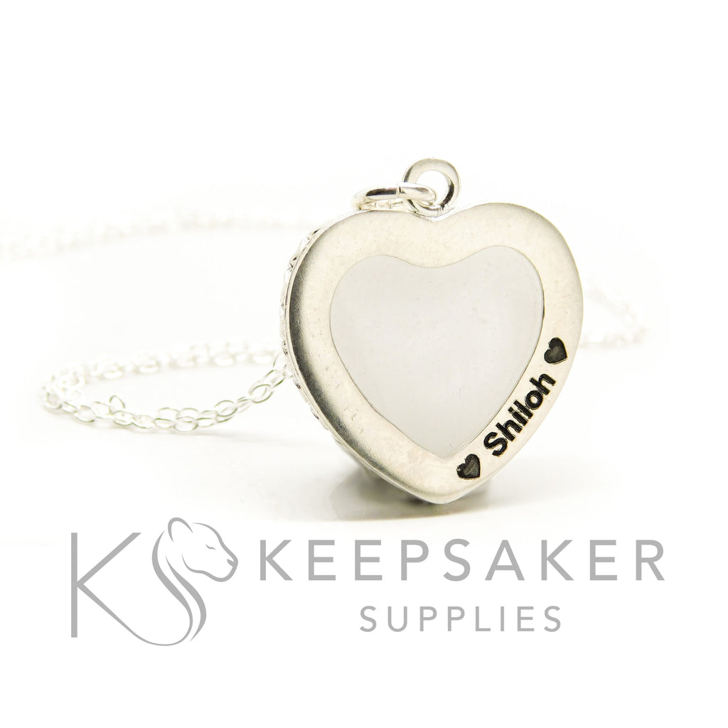 Crown Heart Necklace Settings
