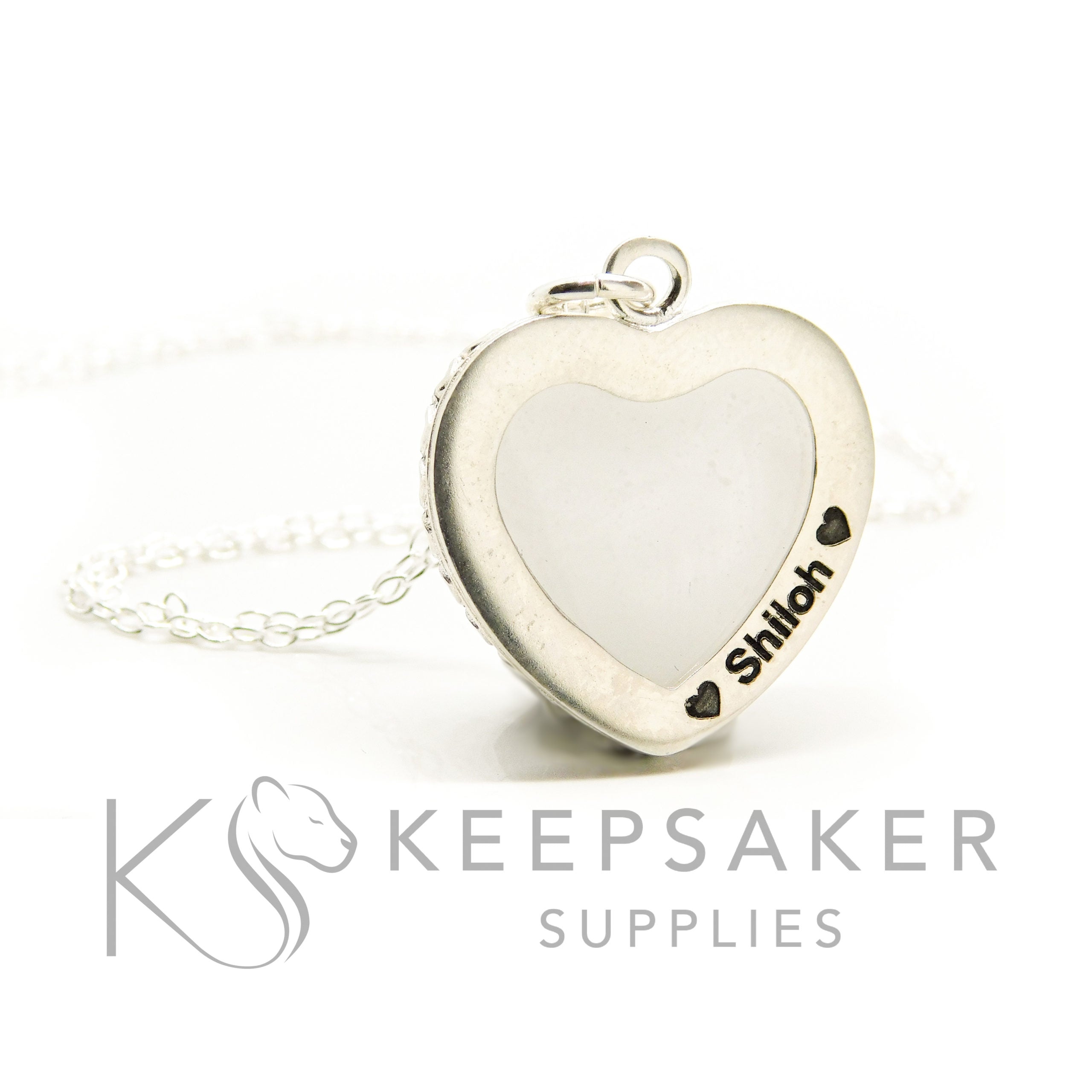 Crown Heart Necklace Settings