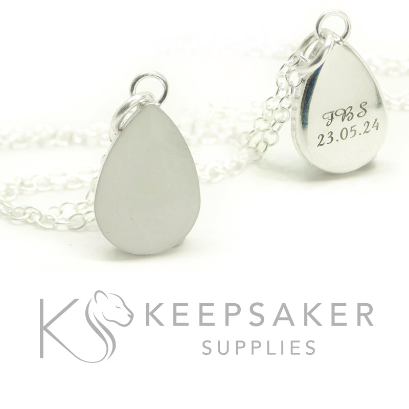 Teardrop Bezel Necklace Settings