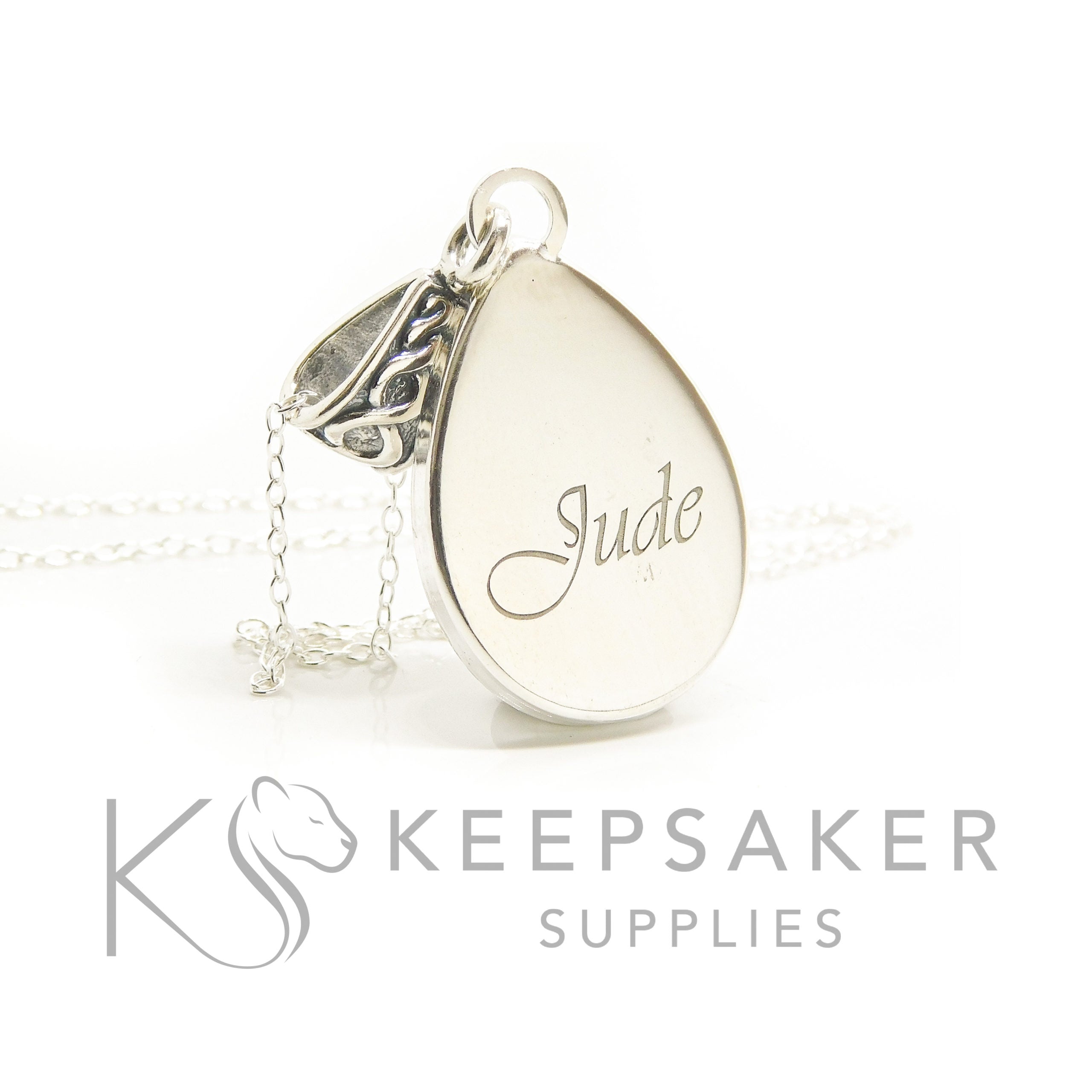 Teardrop Bezel Necklace Settings