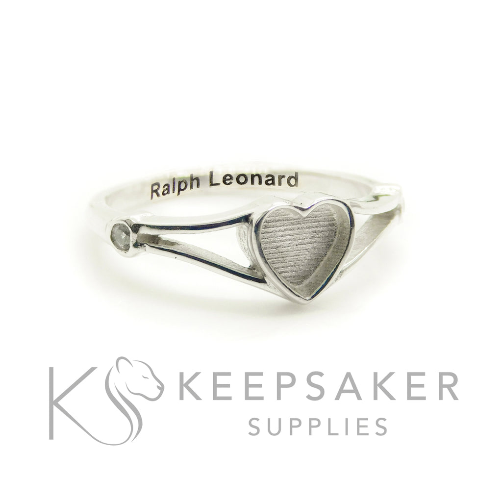 Lexi Crystal Heart Ring