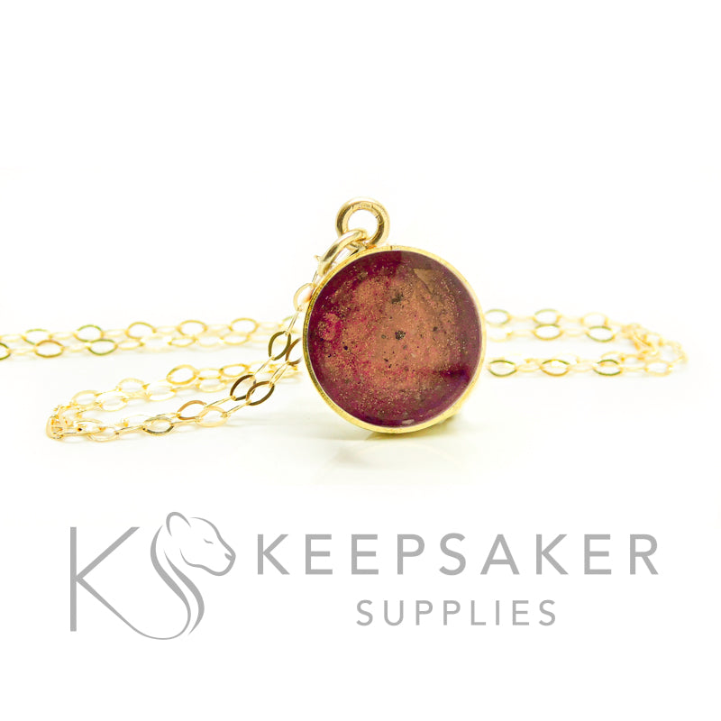 Gold Filled Bezel Necklace