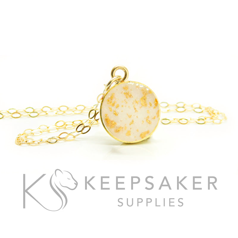Gold Filled Bezel Necklace
