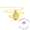 Vermeil Crown Teardrop Settings
