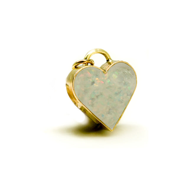 Solid Gold Heart Bezel Setting