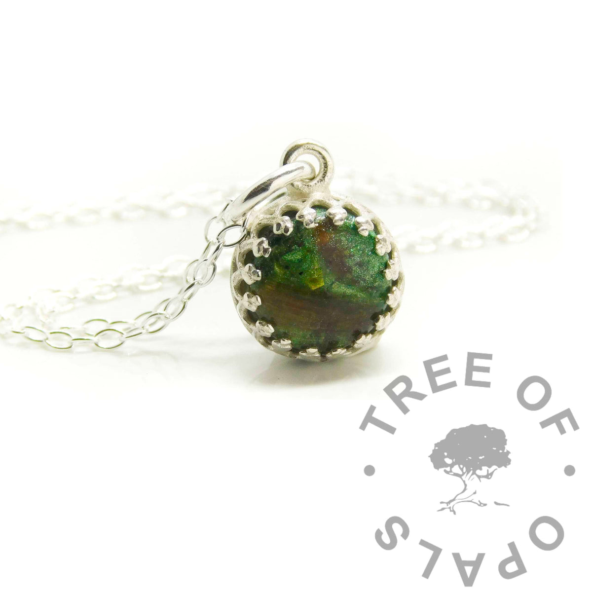 Crown Oval Necklace Settings