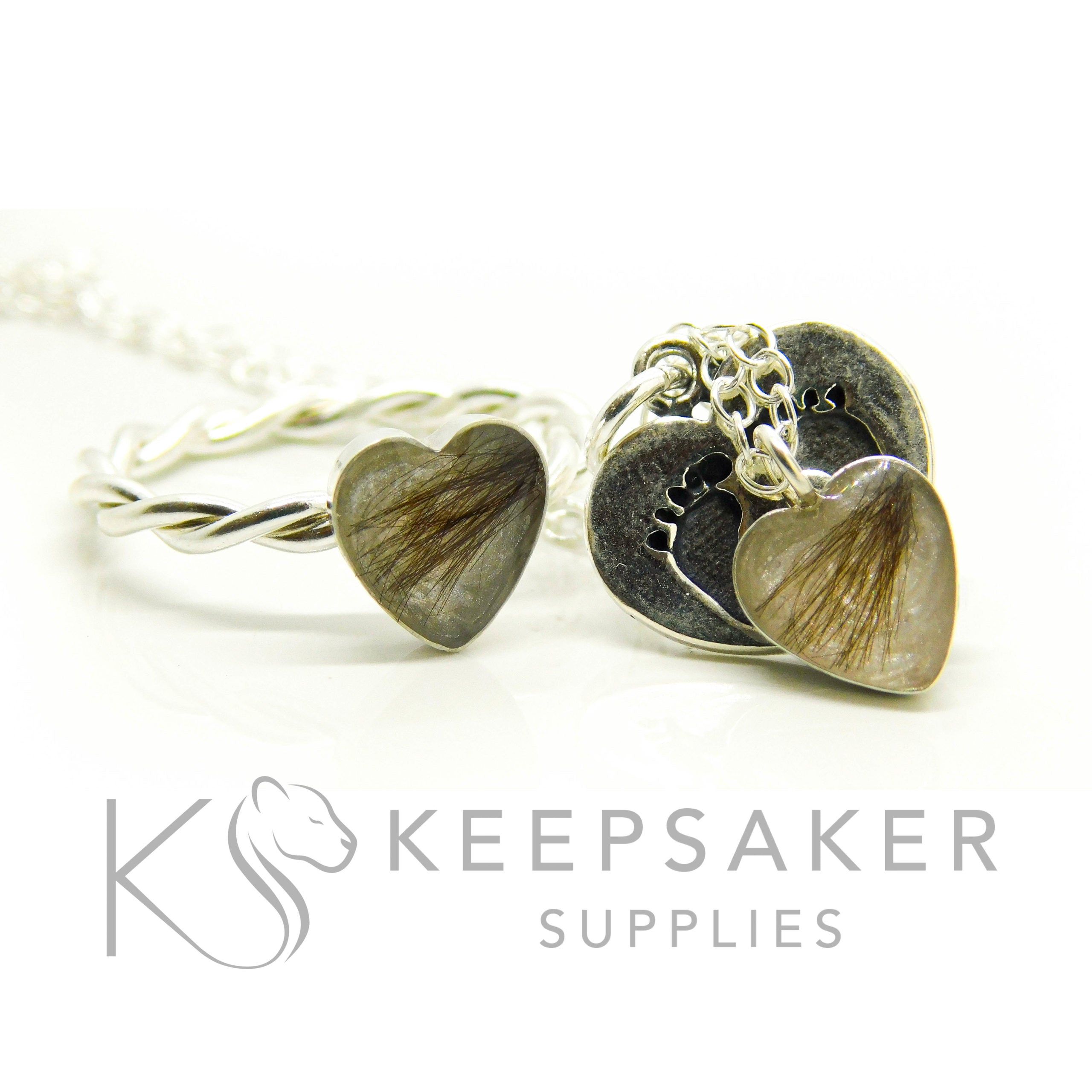 Heart Bezel Necklace Settings