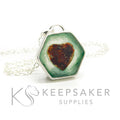Hexagonal Open Necklace Setting
