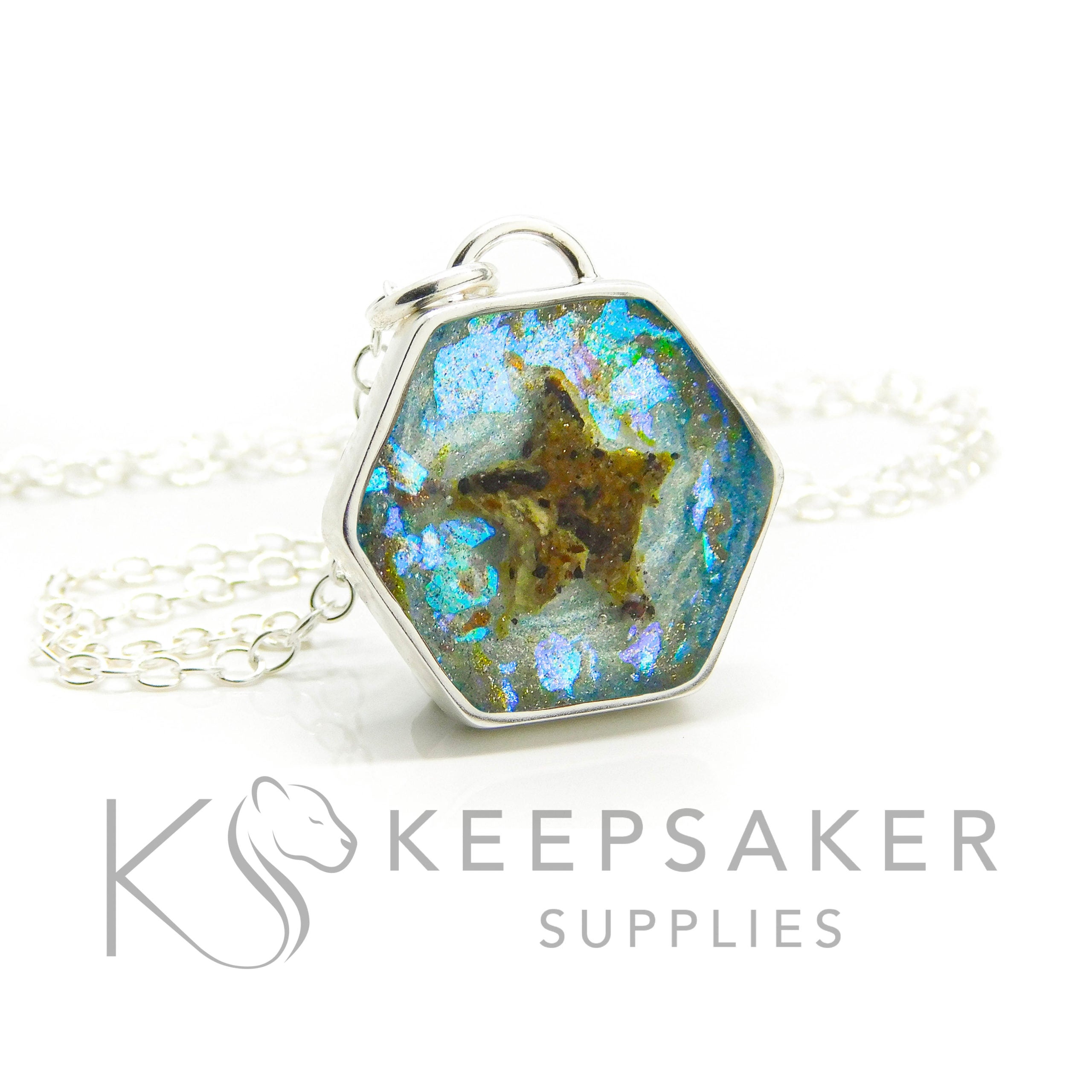 Hexagonal Open Necklace Setting