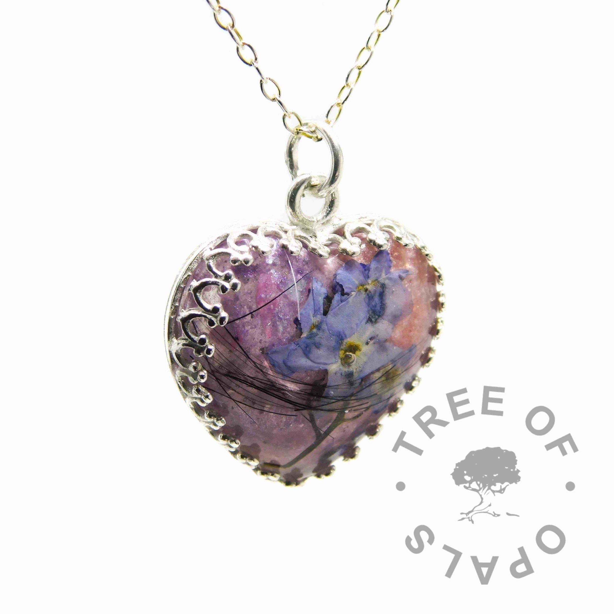 Crown Heart Necklace Settings