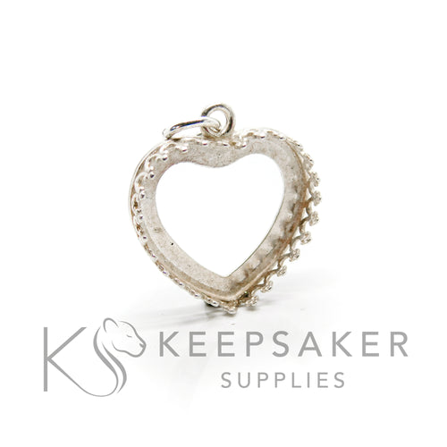 Crown Heart Necklace Settings
