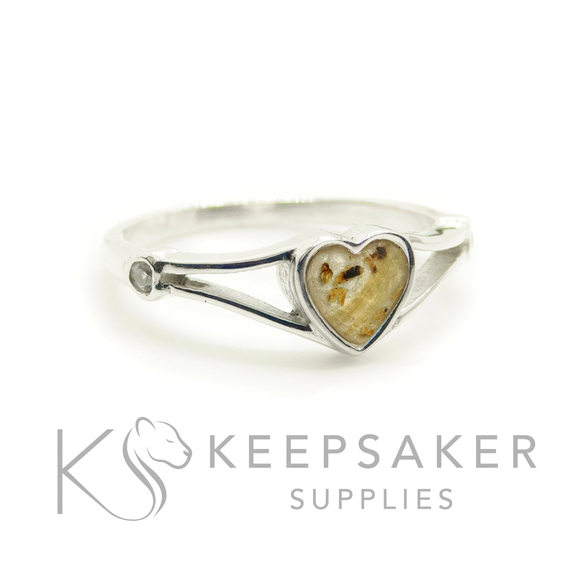Lexi Crystal Heart Ring