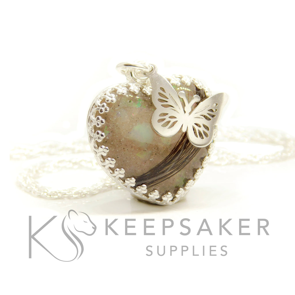 Crown Heart Necklace Settings