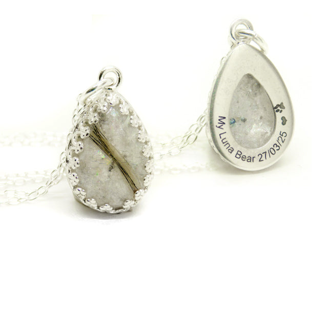 Crown Teardrop Necklace Settings