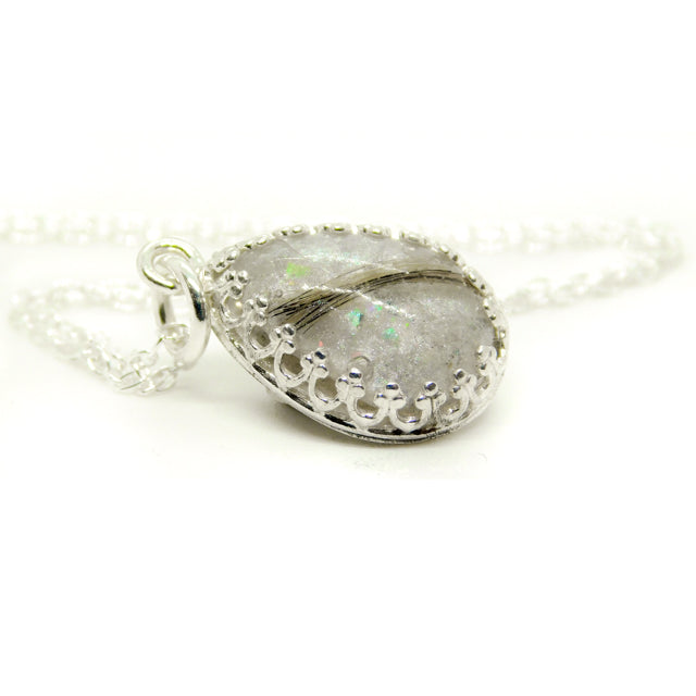 Crown Teardrop Necklace Settings