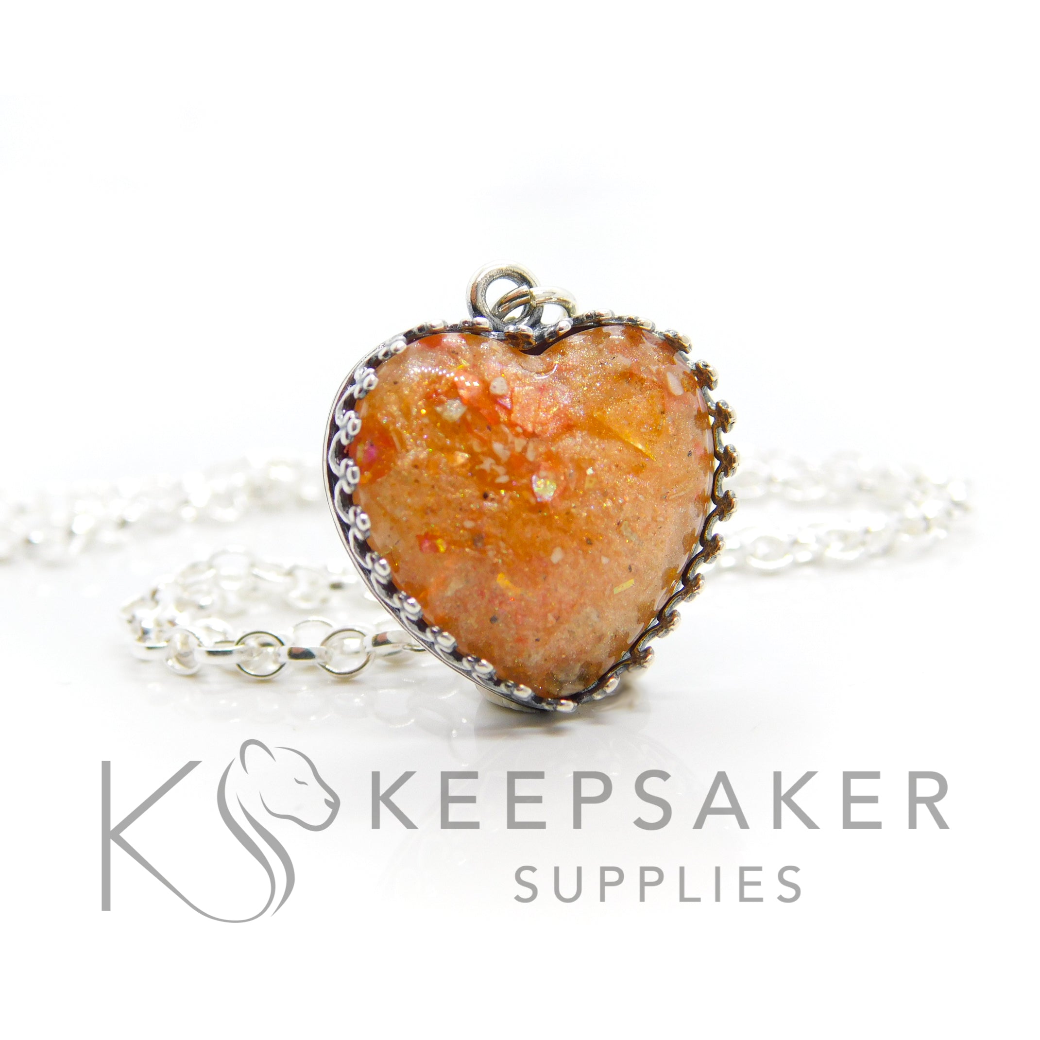 Crown Heart Necklace Settings